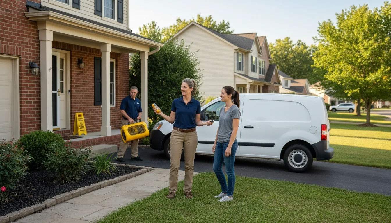 Water restoration image for Emergency Water Damage Restoration in Raymond, OH
